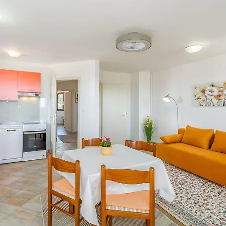 Idyllisches Nur 250 Meter Zum Mit Pool, Meerblick, Grillbereich, Liegen Apartment Porec